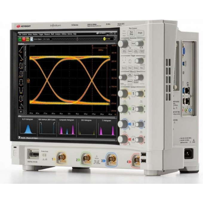 Осциллограф цифровой четырехканальный KEYSIGHT TECHNOLOGIES 8 ГГц 20 ГГц DSOS804A