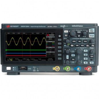 Осциллограф цифровой четырехканальный KEYSIGHT TECHNOLOGIES DSOX1204A 70 МГц 2 ГГц Осциллограф цифровой четырехканальный KEYSIGHT TECHNOLOGIES DSOX1204A 70 МГц 2 ГГц