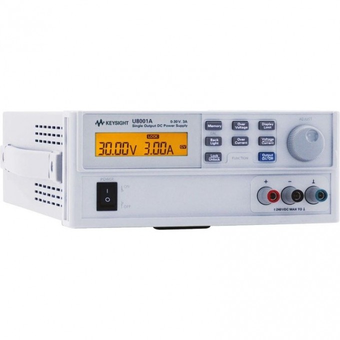 Источник питания постоянного тока линейный KEYSIGHT TECHNOLOGIES одноканальный 30В 3А 90Вт U8001A